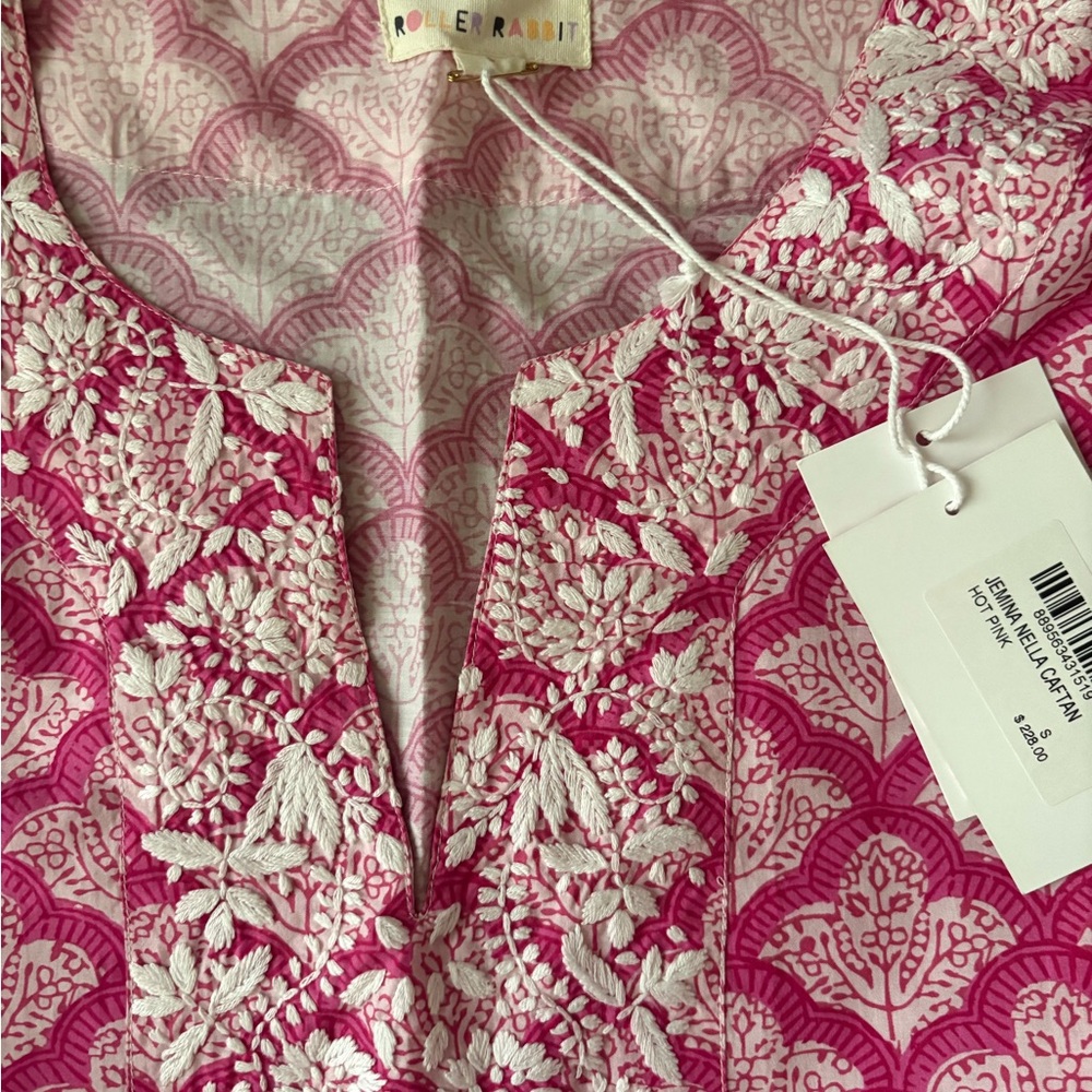 Roller Rabbit Pink Patterned Women's Robe - Picture 3 of 3